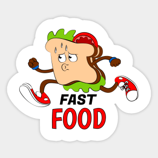 FAST FOOD Sticker